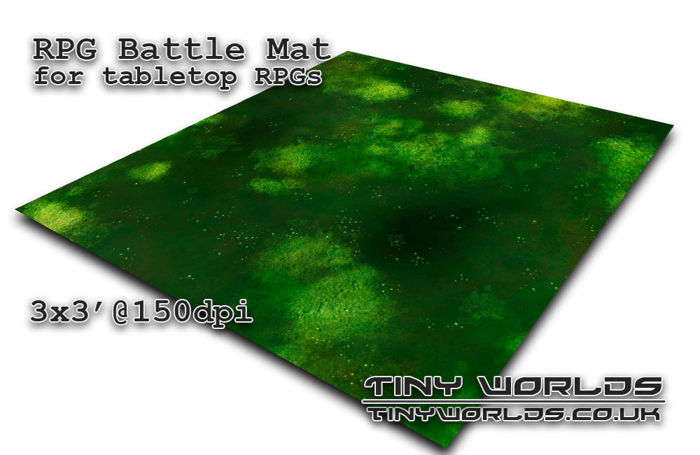 Printable tabletop gaming battle mat - Sump 081c 3x3'