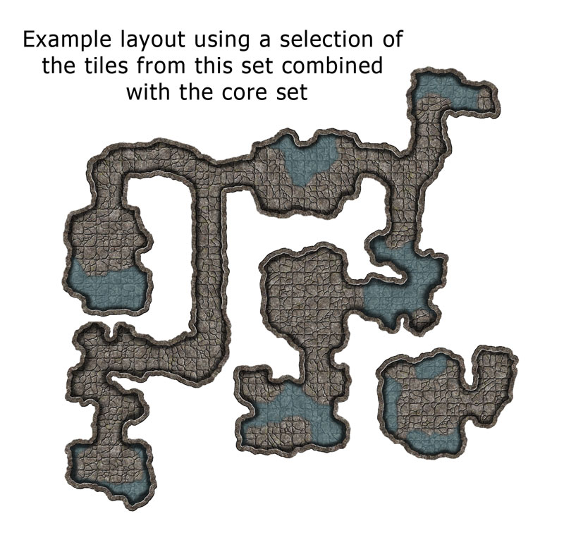 Water Cavern Tiles Layout