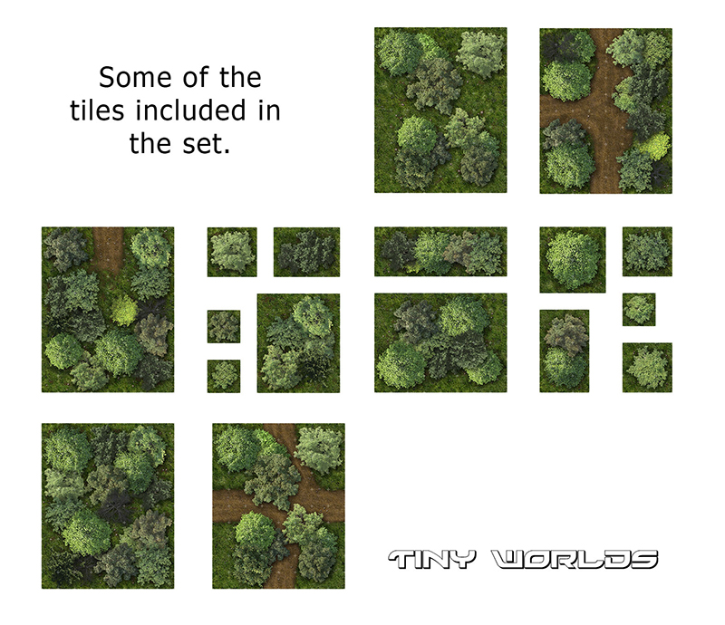 Landscape Tiles - Grassy Wilderness - RPG Game Tiles - Tiny Worlds ...