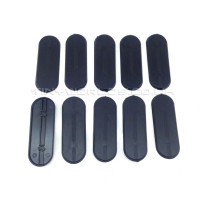 70 x 25mm Oval Black Plastic Bases