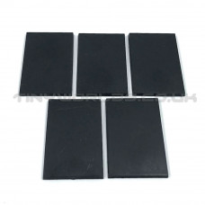 40mm x 60mm Black Plastic Cavalry Bases