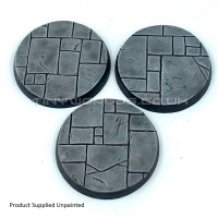 50mm Round Paved Dungeon Resin Bases