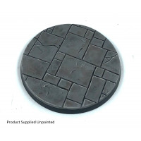 80mm Round Paved Resin Base
