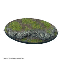 150mm Large Oval Rock / Slate Resin Base - A
