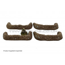 Foxholes / Earthworks Set - 4 Pieces