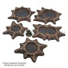 Shell Craters Set - 5 Pieces