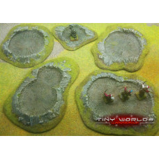 Large Craters Set - 5 Pieces