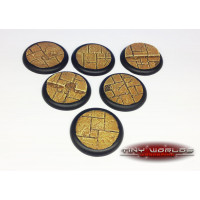 40mm Round Lipped Paved Dungeon Resin Bases