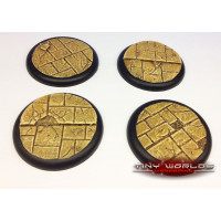 50mm Round Lipped Paved Dungeon Resin Bases