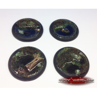 50mm Round Lipped Swamp Water Effects Resin Bases