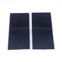 100mm x 50mm Rectangle Black Plastic Bases
