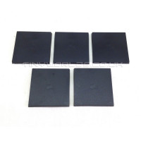 40mm Square Black Plastic Bases