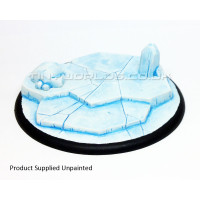 120mm Round Lipped Ice World Resin Base