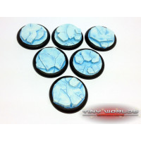 40mm Round Lipped Ice World Resin Bases