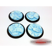 50mm Round Lipped Ice World Resin Bases