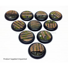 30mm Round Lipped Bayou Boardwalk Resin Bases