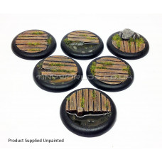 40mm Round Lipped Bayou Boardwalk Resin Bases