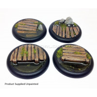 50mm Round Lipped Bayou Boardwalk Resin Bases