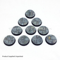 32mm Round Paved Dungeon Resin Bases