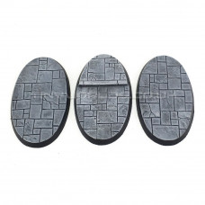 75mm x 46mm Small Oval Paved Dungeon Resin Bases