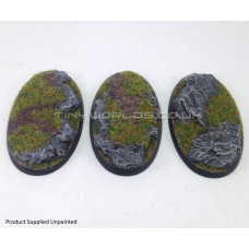 75mm x 42mm Small Oval Rock / Slate Resin Medium Cavalry Bases
