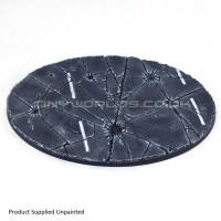 170mm X 105mm Giant Oval Urban Rubble Resin Base