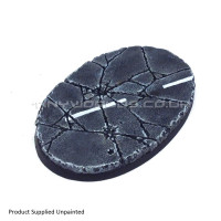 105mm x 70mm Medium Oval Urban Rubble Resin Base - A