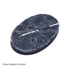 105mm x 70mm Medium Oval Urban Rubble Resin Base - A