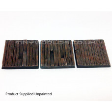 50mm Square Wooden Plank Wargaming Resin Bases