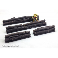 Log Barricades Set - 4 Pieces