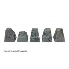 Dragons Teeth Tank Traps - Large - Ruined