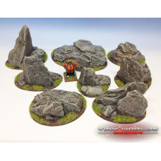 Rocky Outcrops Resin Scenery Set