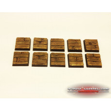 20mm Wooden Plank Wargaming Resin Bases