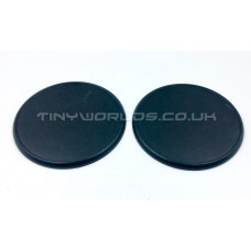 90mm Round Lipped Black Plastic Bases 90mm Round Lipped Black Plastic Bases