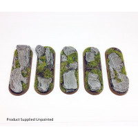 70mm x 25mm Rock / Slate Scenic Resin Bike Bases 70mm x 25mm Rock / Slate Scenic Resin Bike Bases