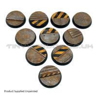 28.5mm Round Hive City Industrial Resin Bases