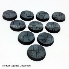 25mm Round Paved Dungeon Resin Bases