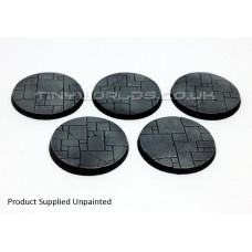 40mm Round Paved Dungeon Resin Bases