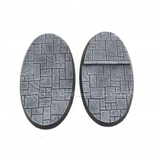90mm x 52mm Medium Oval Paved Dungeon Resin Bases