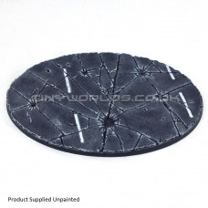170mm X 105mm Giant Oval Urban Rubble Resin Base